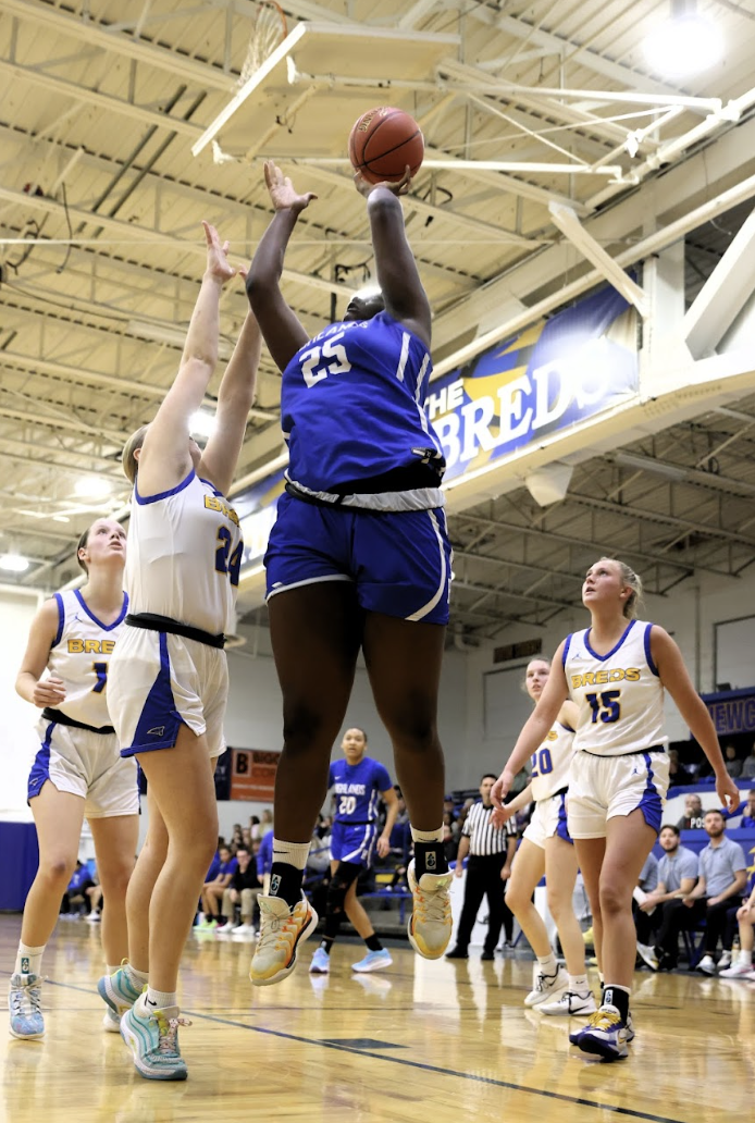 Ty Berry(12) shoots a layup. 